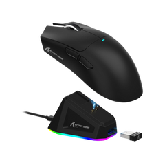 ATTACK SHARK X11 Lightweight Wireless Gaming Mouse with RGB Charging Dock,Tri-Mode-2.4G/USB-C Wired/BT,22K DPI,PAW3311 Optical Sensor,HUYU Switch, 5 programmable Buttons for PC/Mac(Black)