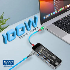 Promate Transhub-Pro USB-C Hub 11-in-1