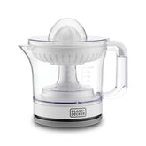 Black & Decker Citrus Juicer, 600Ml, 25Watts, White - CJ675-B5