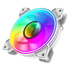 GAMEMAX Dual Ring Infinity WHITE FAN ARGB