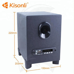 Kisonli TM-6000U USB 2.1 Multimedia BT Speaker (Black)