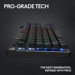 Logitech G PRO X TKL Wireless (GX BROWN TACTILE SWITCH) Black Gaming Keyboard