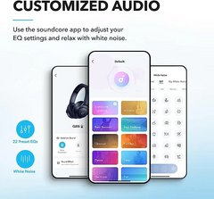 ANKER SOUNDCORE Q20i Hybrid Active Noise Cancelling Headphones BLUE