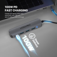 FANTECH HC052 Converter USB Hub Type C 5 in 1
