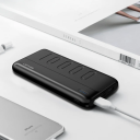 Lenyes PX135 10000mAh Power Bank, Dual Input (Type-C & Micro), 5V/2A Reliable Charging, Slim & Portable, Black - 18 Month Warranty