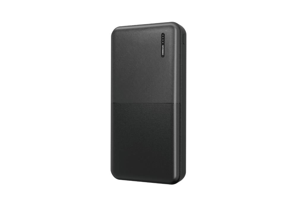 WIWU Wi-P068 Speedy Series 20000mAh Power Bank – Dual USB 2A Output, Type-C & Micro Input, Black - 18 Months Warranty