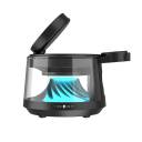 WiWU Wi-W039 Flow 5 in 1 Wireless Charger with Ambient Light & Speaker, for Phone Earbuds and Watch,15W Magnetic Fast Charging - 18 Month Warranty