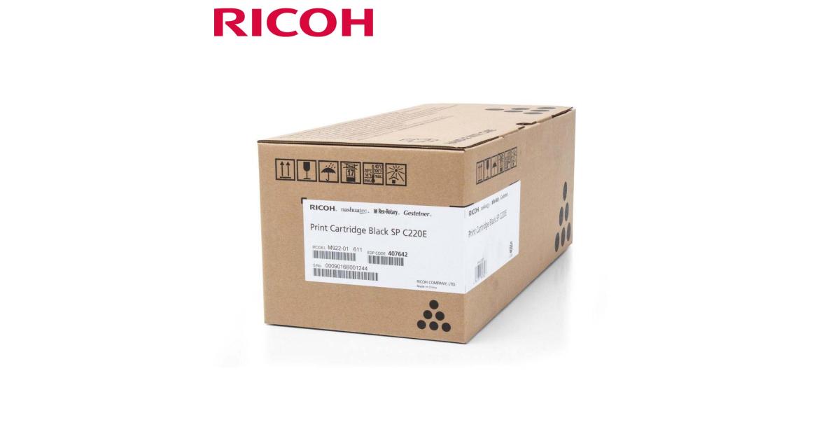 Ricoh 406052 Laser Toner Cartridge Black (Original) - CompuMe