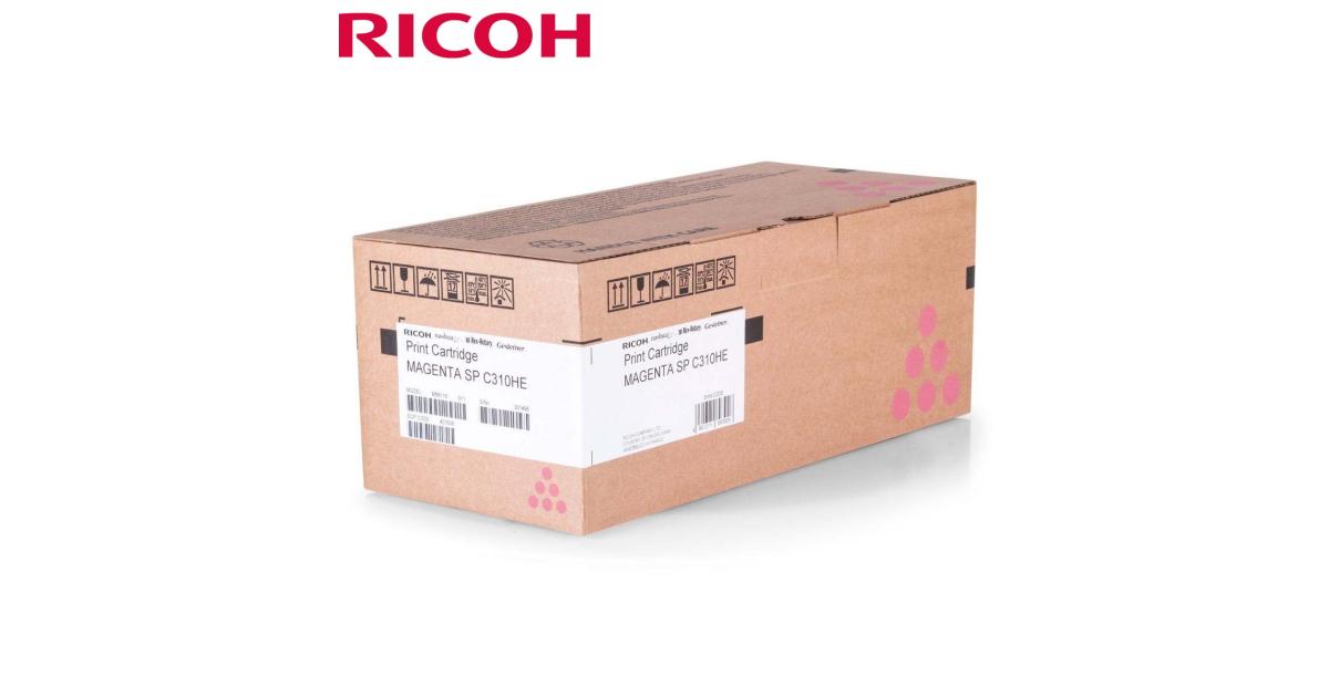 Ricoh 407640 (Type SPC310HA) Laser Toner Cartridge Magenta (Original) - CompuMe