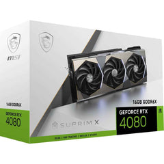 Msi Suprim X Geforce Rtx 4080 16gb Gddr6x Pci Express 4.0 Video Card