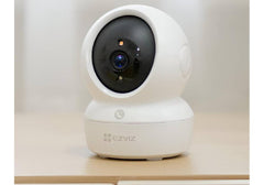 EZVIZ H6C Pro 4K Indoor Pan & Tilt Wi-Fi Security Camera, (CS-H6C-R200-8H8WFL) Ultra HD Resolution, 360-Degree Panoramic Coverage, AI-Powered Human/Vehicle Shape Detection, Color Night Vision, Two-Way Talk