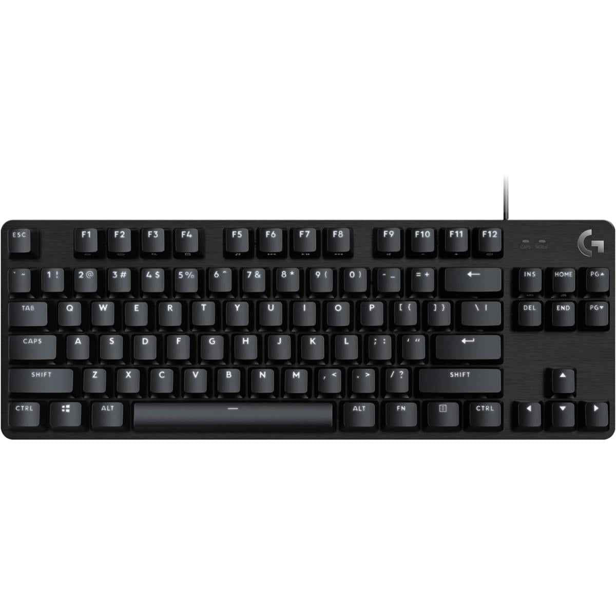 Logitech G413 Tkl Se Mechanical Gaming Keyboard Compa Backlit Keyboard With Taile Mechanical Switches, Anti Ghosting, Compatible With Windows, Macos Black Aluminum