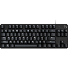 Logitech G413 TKL SE Mechanical Gaming Keyboard - Compa Backlit Keyboard with Tactile Mechanical Switches, Anti-Ghosting, Compatible with Windows, macOS - Black Aluminum
