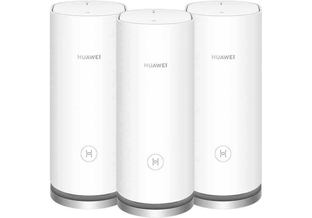 Huawei Mesh 3 (3 Pack) Whole Home Mesh System Wi-Fi AX3000 - Seamless & Speedy, Up to 3000Mbps, Connect 250+ Devices, Ultra-Fast Connection in Med-Large Homes – Pack of 3