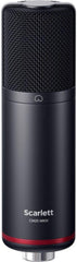 Focusrite Scarlett Solo Studio USB-C Audio Interface with Microphone and Headphones (4th Generation) Bundle with Clamp On Headphone Holder, Tripod Mic Stand + Boom, Kellopy Pop Filter & XLR Cable
