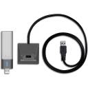 TP-Link Archer TX20UH WiFi Dongle, AX1800 Wi-Fi 6 Wireless USB wifi Adapter for PC, Dual-Band High Gain Wifi dongle, 1.2 meter USB 3.0 cable, Low-Latency, Supports Windows 10/11, Highly Secure WPA3