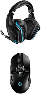 G935 Over Ear Wireless Headset, Black & Logitech G903 16K Sensor 11-Button Wireless Mouse, Black