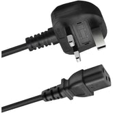 Original MK Power Cord Cable For PC/Monitor/Printer/UPS... 1.5m | Power Cable | - CompuMe