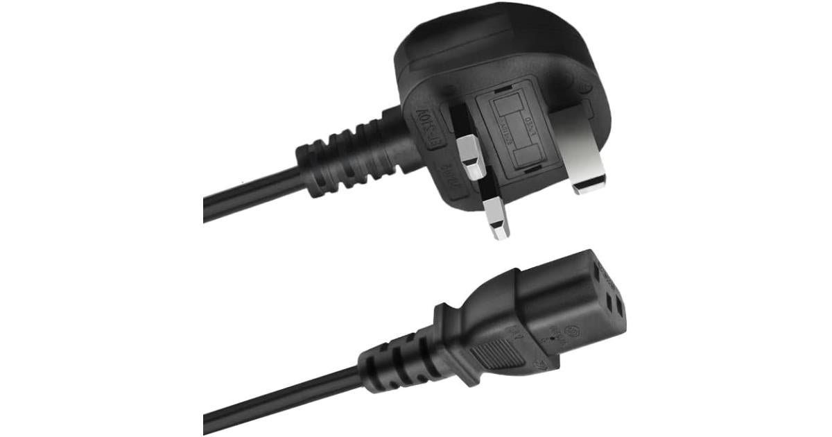 Original MK Power Cord Cable For PC/Monitor/Printer/UPS... 1.5m