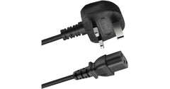 Original MK Power Cord Cable For PC/Monitor/Printer/UPS... 1.5m