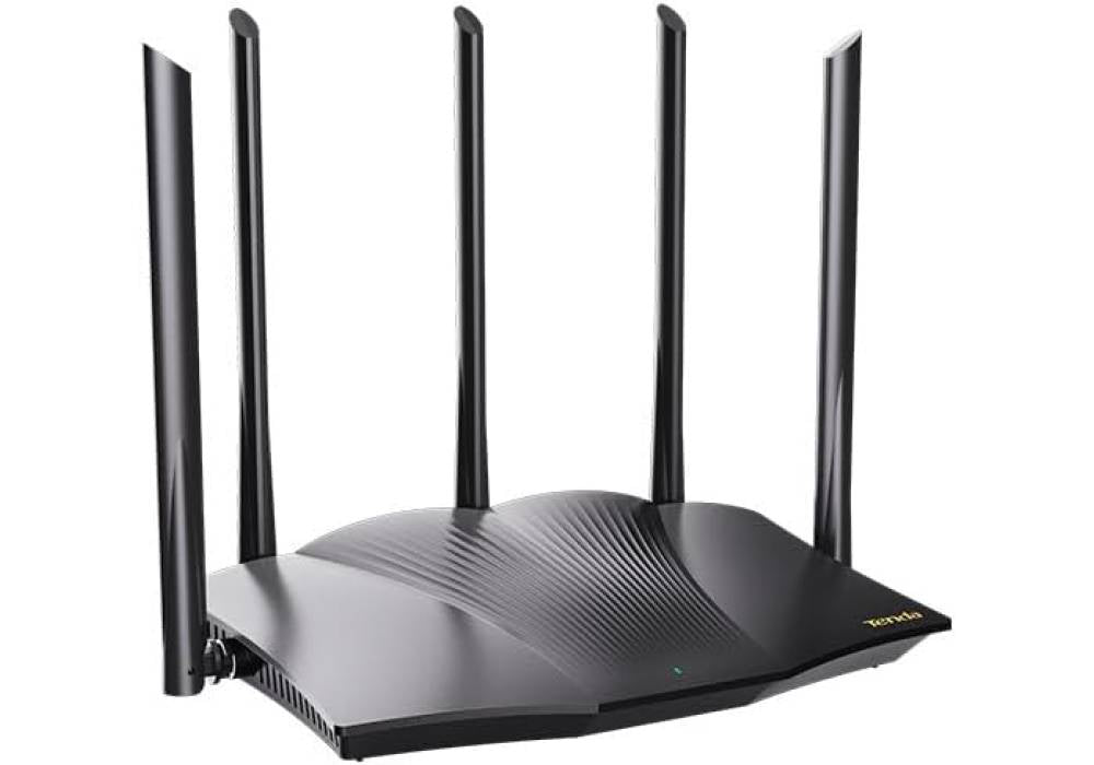 Tenda TX12 Pro v2.0 – AX3000 Dual‑Band Gigabit Wi‑Fi 6 Router, 2976Mbps, Dual‑Core 1.3GHz CPU, 5×6dBi Antennas, 5 FEM Modules, MU‑MIMO & OFDMA, WiFi+ Mesh, WPA3, VPN
