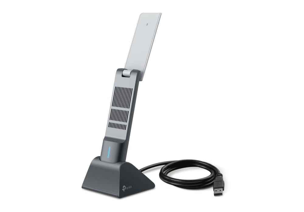 Tp-Link Archer Tx50Uh Ax3000 High Gain Wireless USB Adapter | 3000 Mbps Dual Band WiFi 6 | High Gain Antennas and Beamforming | USB 3.0 | Wpa3 | Ofdma and Mu-Mimo - Black