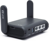 GL-AXT1800 (Slate AX) Pocket-Sized Wi-Fi 6 Gigabit Travel Router & GL.iNet GL-MT6000 (Flint 2) WiFi 6 Router