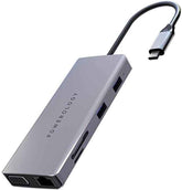 Golden Connector Powerology 11 in 1 USB - C Hub - Gray, miscellaneous