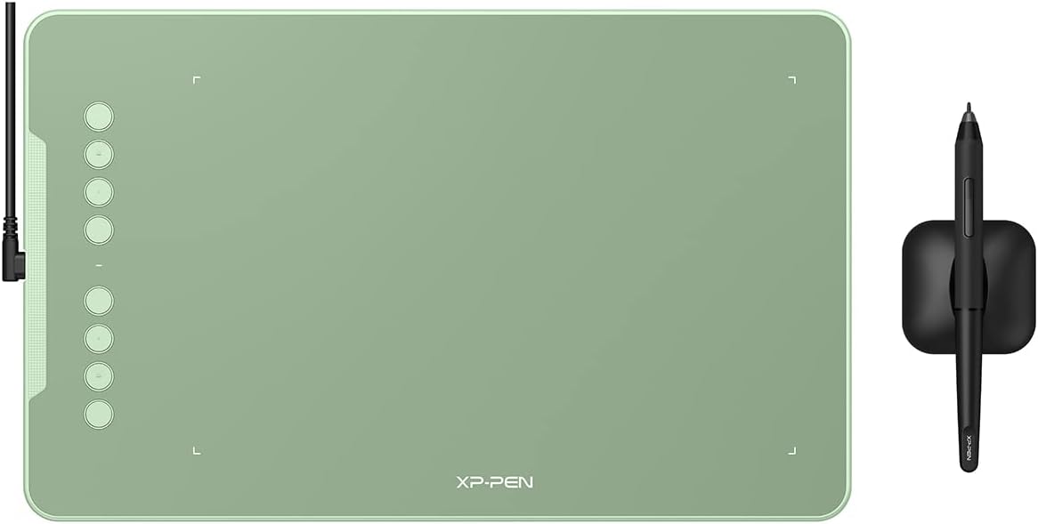 XPPen Deco with 16384 Deco 01 green V3 Drawing Tablet 10x6.25 Graphics Digital for