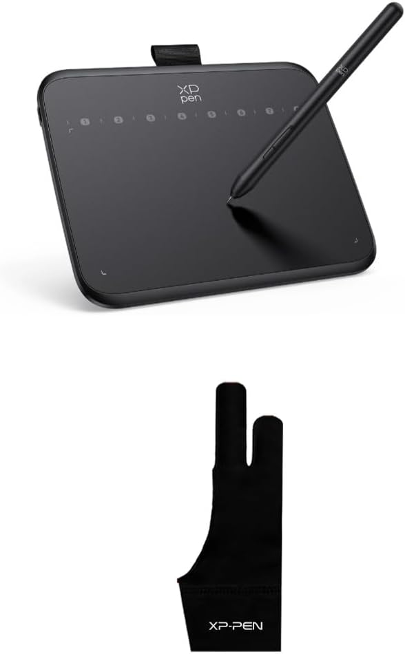 XP PEN with 16384 2-Fingers Deco 640 4 inch drawing tablet Pressure Levels Sensitivity