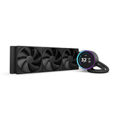 Kraken Elite 360 2024 - AIO CPU Liquid Cooler - 360mm Radiator - 3 x F120P Fans - Customizable 2.72" IPS LCD - NZXT Turbine Pump - AMD® AM5, AM4 - Intel® LGA 1851/1700, 1200/115X - Black