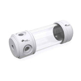 Bykski 50mm Cylindrical Reservoir - White POM - 260mm Total Length (CT-POM-V2)