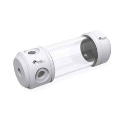 Bykski 50mm Cylindrical Reservoir - White POM - 260mm Total Length (CT-POM-V2)