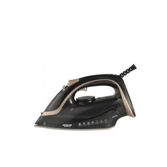 Arshia Steam Iron Soleplate Auto Shut Off Anti Drip, 2830Watts, Black & Gold - 3204