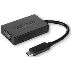 Lenovo 4x90m42956 Usb Type C To Vga Plug And Play Converter Cable Adaptor Black