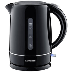 WK 4322 Severin Water Heater, Black, 1.7 Liter, 2200 Watt