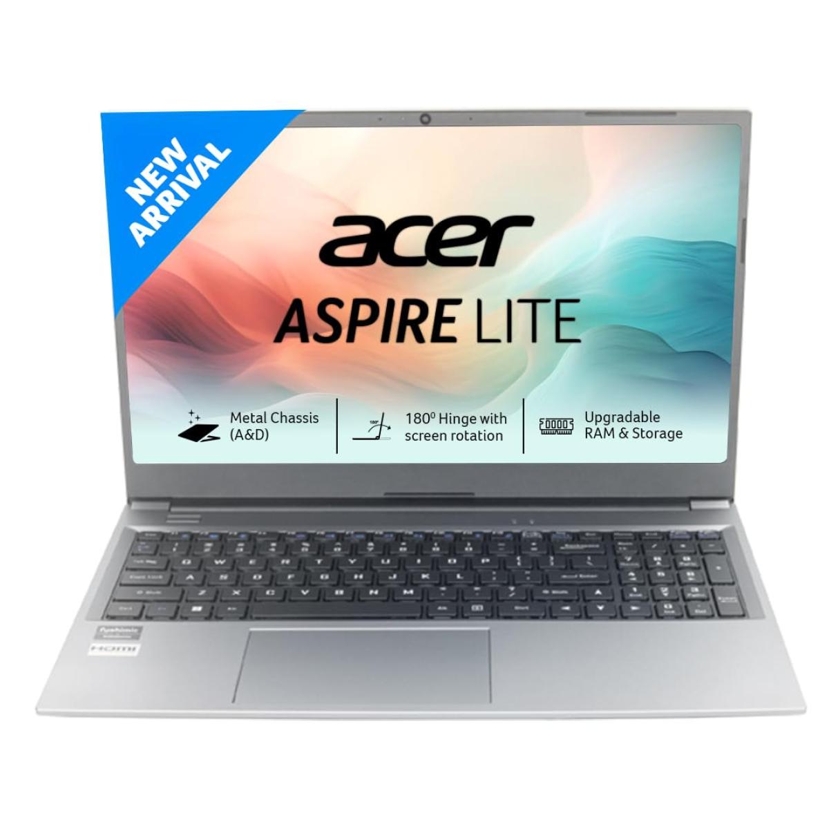Acer Aspire Lite Al15 31p (2023) New Intel Celeron N4500 2 Cores W/ 8gb Ram & Ips Full Hd Display Silver - CompuMe Acer Aspire Lite Al15 31p (2023) New Intel Celeron N4500 2 Cores W/ 8gb Ram & Ips Full Hd Display Silver - CompuMe