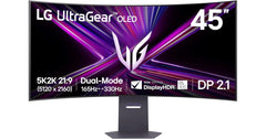 LG 45GX950A-B UltraGear™ 45” OLED 5K2K WUHD Gaming Monitor – 165Hz / 330Hz Dual Mode, 0.03 ms, G-SYNC & FreeSync Premium Pro