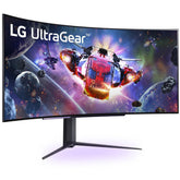 Lg 45gr95qe B 45" Ultragearβ’ Oled Curved 800r 3k 240hz .03ms Hdr10 Dci P3 98.5% Hdmi 2.1 W/ G Sync Compatible