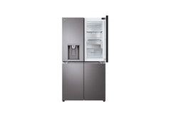 LG Bottom Freezer Refrigerator A+, 4D Ref, 889Lit, Ice & Water, Black Stainless - GCX-334DFBB.ASBPELF