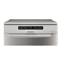 Indesit Dishwasher Freestanding A+++, 9Programmes, 14Sets, Auto Open Door, Stainless Steel - DFO 3T133 A F X