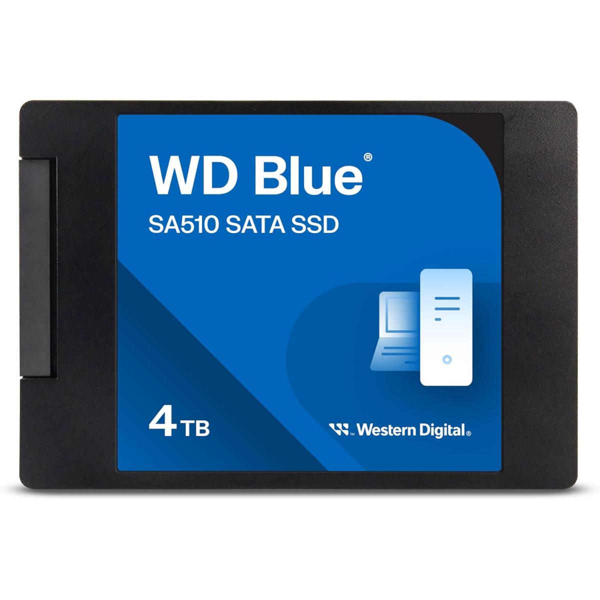 Western Digital 4tb Wd Blue Sa510 Sata Internal Solid State Drive Ssd Sata Iii 6 Gb/s, 2.5"/7mm, Up To 560 Mb/s Western Digital 4tb Wd Blue Sa510 Sata Internal Solid State Drive Ssd Sata Iii 6 Gb/s, 2.5"/7mm, Up To 560 Mb/s