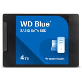 Western Digital 4tb Wd Blue Sa510 Sata Internal Solid State Drive Ssd Sata Iii 6 Gb/s, 2.5"/7mm, Up To 560 Mb/s - CompuMe