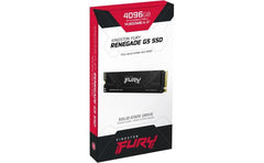 Kingston Fury Renegade G5 4tb Pcie 5.0 Nvme M.2 Ssd Up To 14,800mb/s