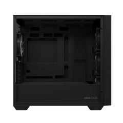 ASUS A21 PLUS microATX Support for hidden-connector ARGB fans GAMING CASE - Black