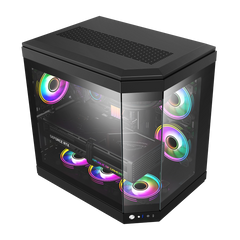 GAMEMAX HYPE Black ATX ARGB GAMING CASE
