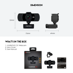 Fantech LUMINOUS C31 QHD 2K Webcam