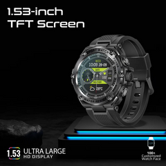 Promate XWatch 1.53" Round Screen Fitness Tracker Smart watch with BT Calling - Green