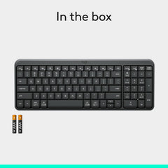 Logitech K250 Compact Bluetooth Wireless Keyboard Graphite