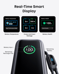 ANKER POWER BANK 25K 165W BUILT IN USB-C AND RETRACTABLE CABLE